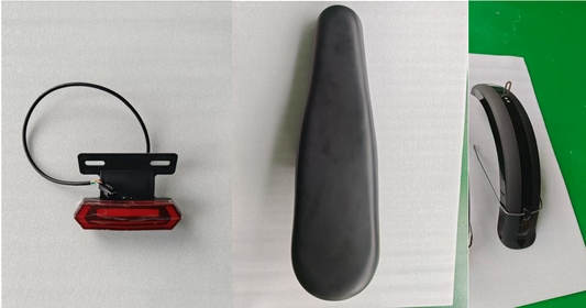 ZorixBike Front & Rear Mudguards + Saddle + Taillight