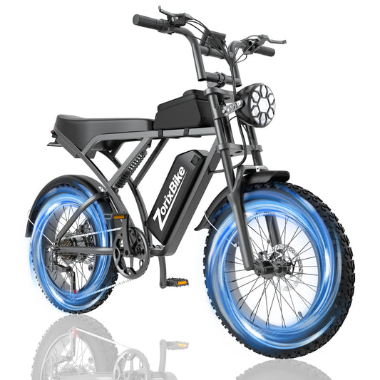 ZorixBike Z6 20" Fat Tire Electric Bicycle for Adult 1500W