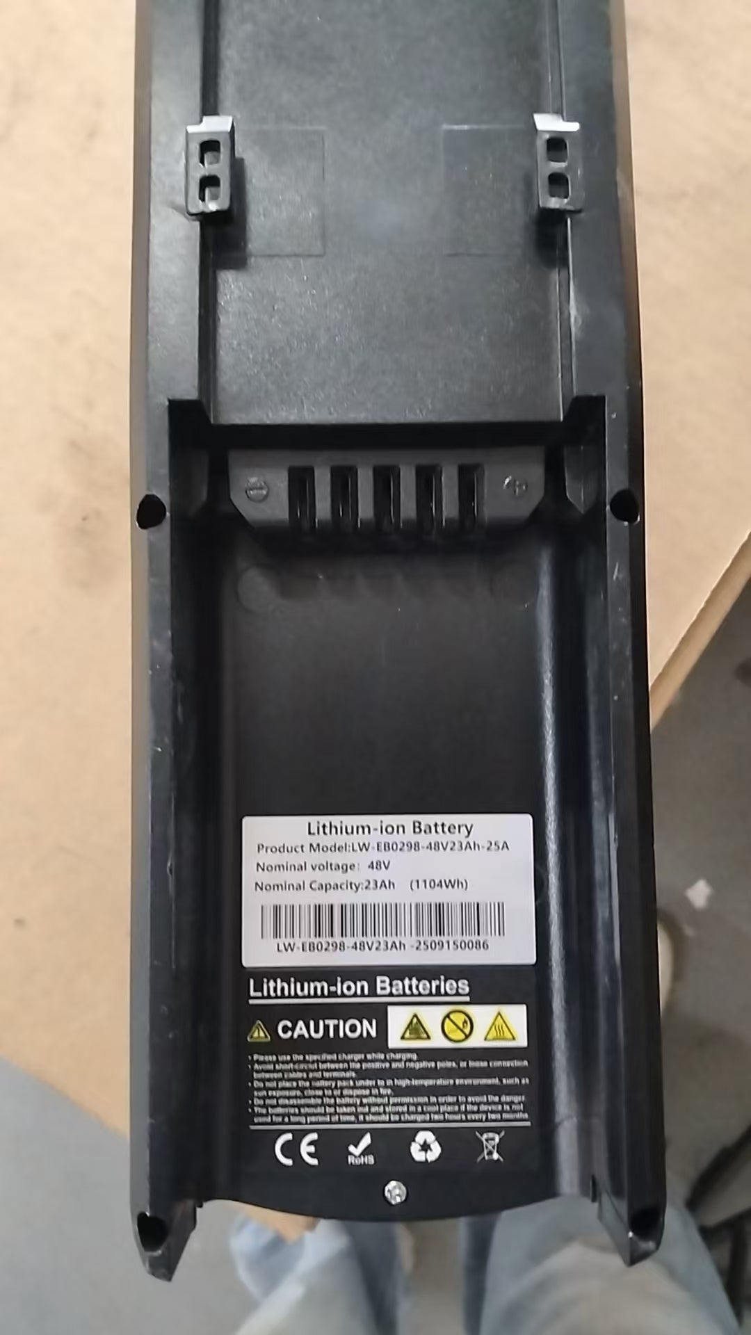 Replace battery for ZorixBike