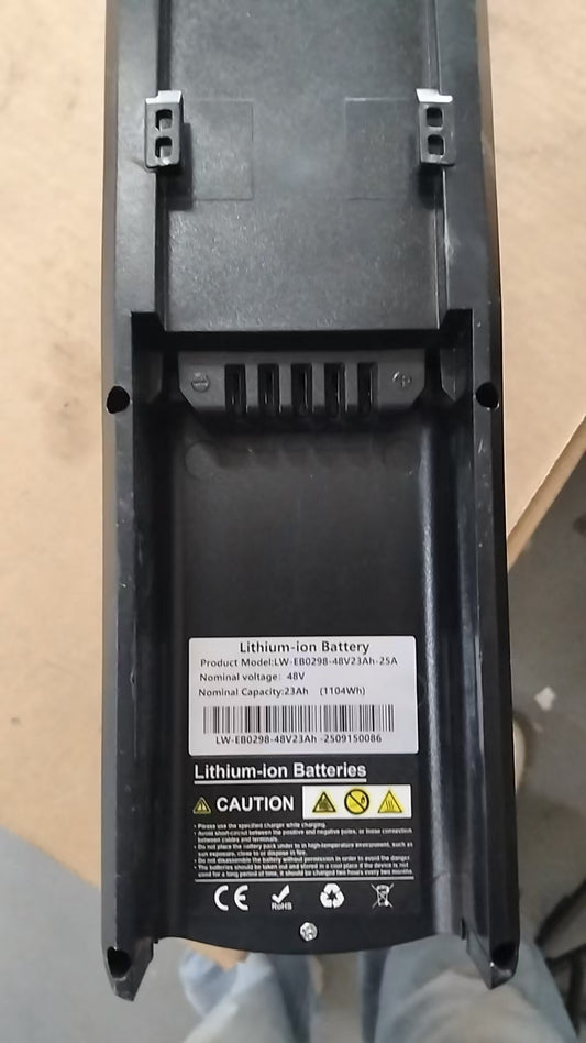 Replace battery for zorixbike