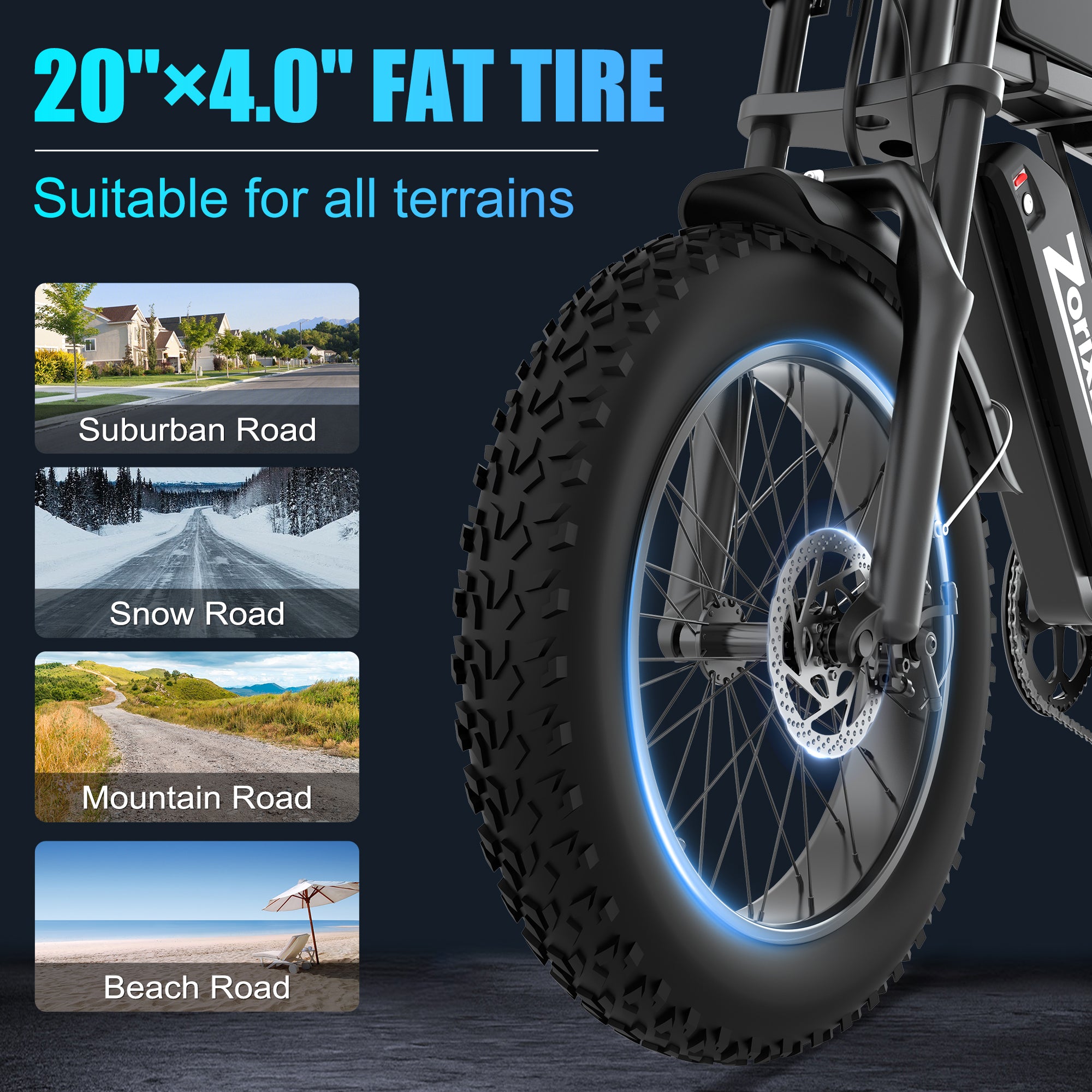 ZorixBike Z6 City Electric Bike | 1500W Commuter Ebike