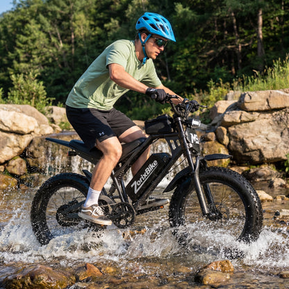 ZorixBike M9 Electric Bike – 48V 20Ah Battery, 20*4.0 Fat Tire Ebike