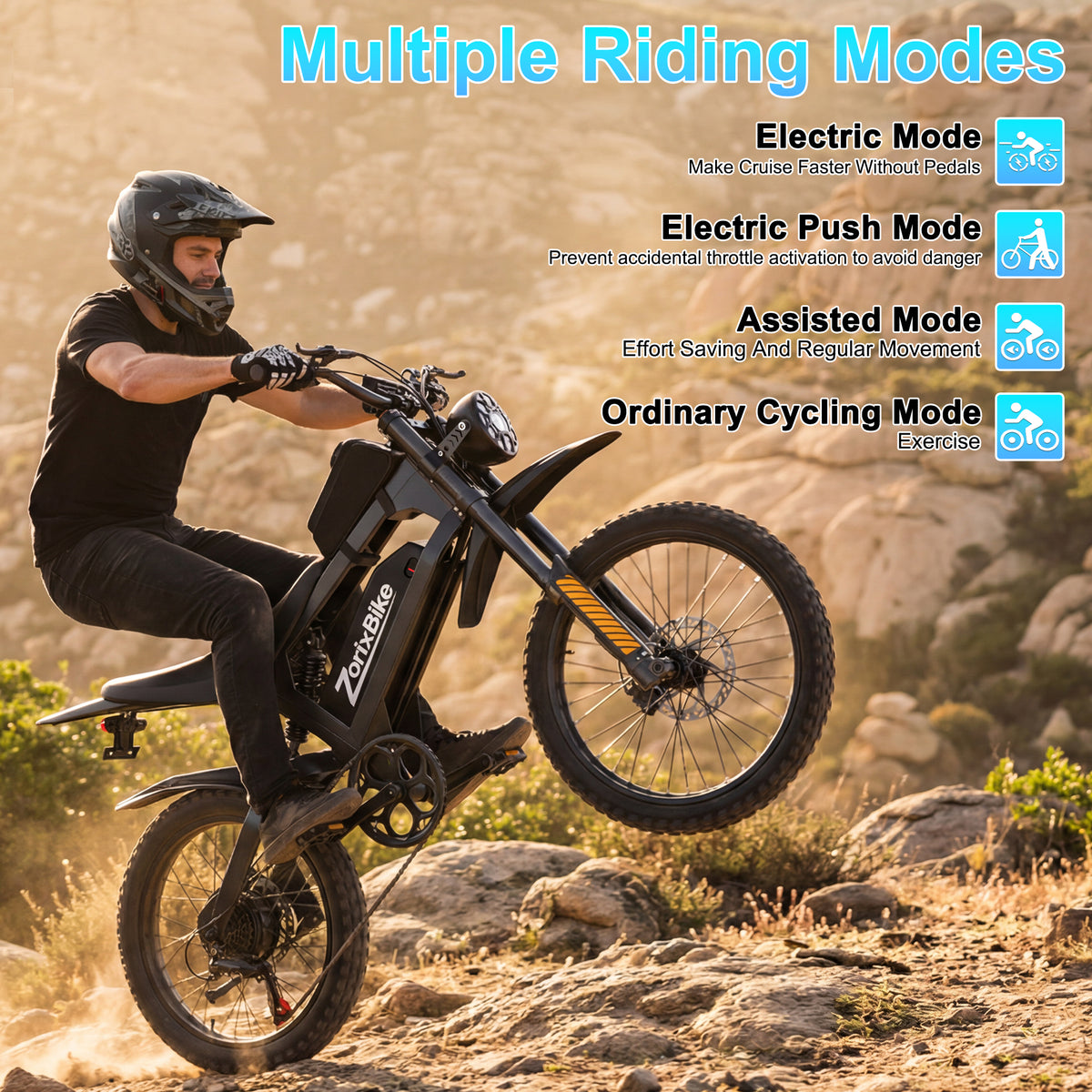 ZorixBike R8 Max Off-Road Electric Bike