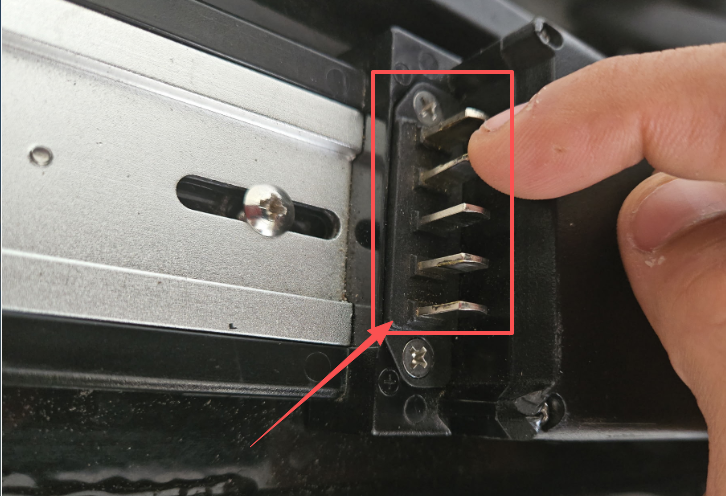 A ZorixBike battery 5P mount