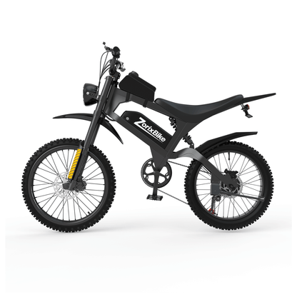 ZorixBike R8 Max 500W Off-Road Electric Bike, 48V 20Ah, 19"/17" Tires