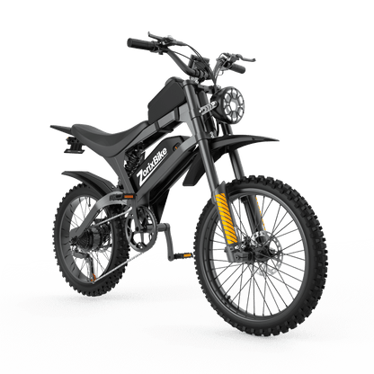 ZorixBike R8 Max 500W Off-Road Electric Bike, 48V 20Ah, 19"/17" Tires