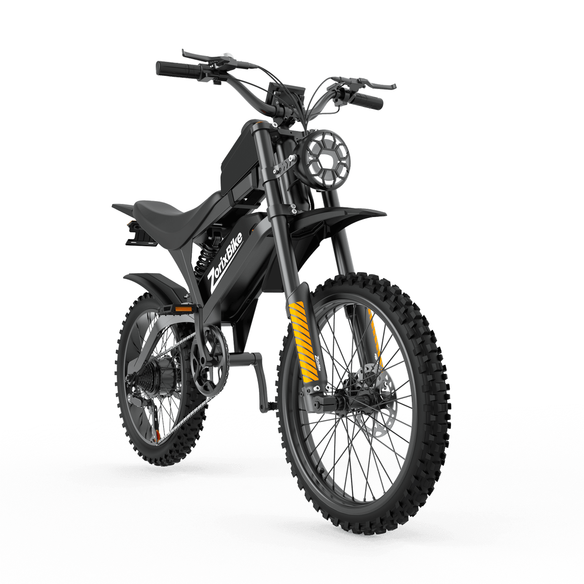 ZorixBike R8 Max 500W Off-Road Electric Bike, 48V 20Ah, 19"/17" Tires