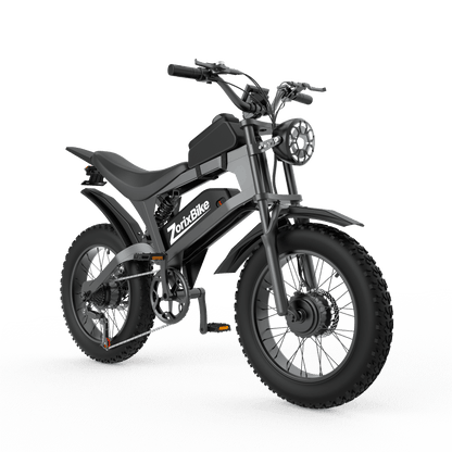 ZorixBike R8 Pro 20" Fat Tire Ebike for Adult, Dual Motor, 48V 20AH