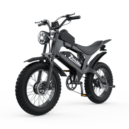 ZorixBike R8 Pro 20" Fat Tire Ebike for Adult, Dual Motor, 48V 20AH